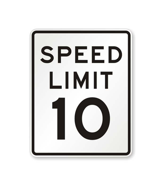 Speed Limit Sign X R2 1 10 |