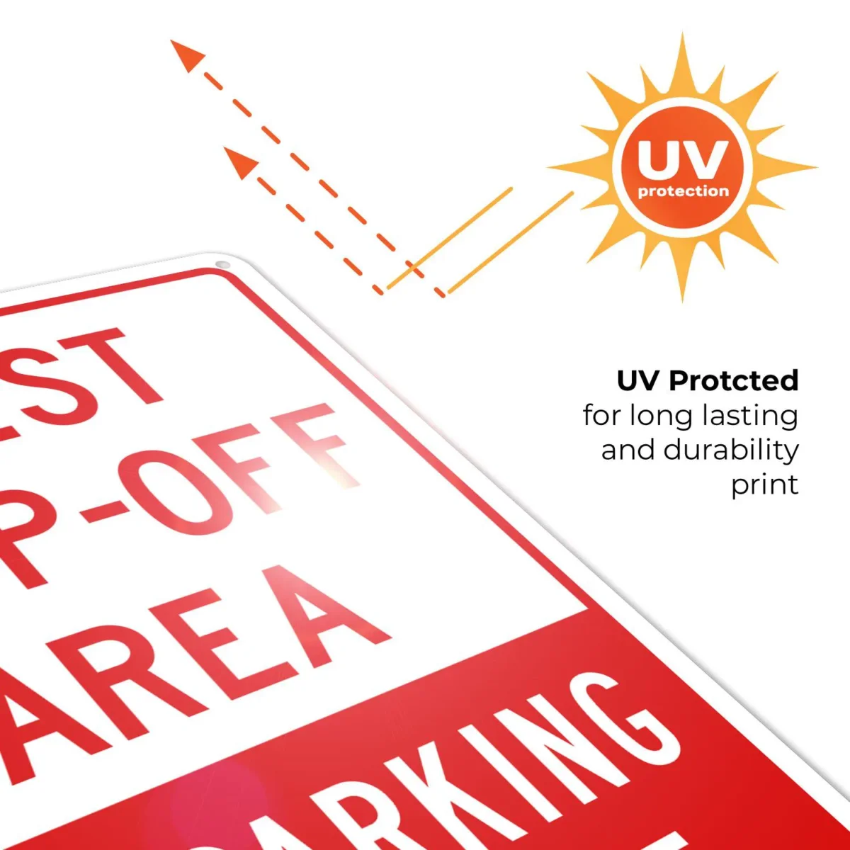 Guest Drop-Off Area Sign – No Parking Anytime Restriction - Image 5