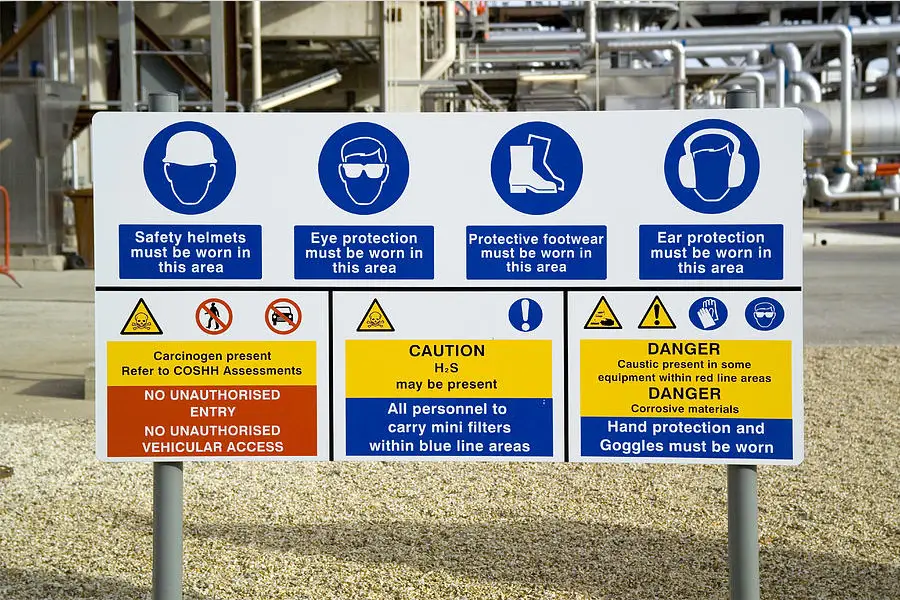Industrial signs